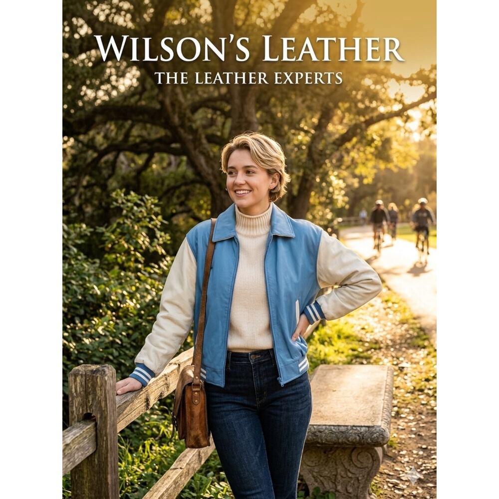 Wilsons Leather Vintage Varsity Bomber Jacket